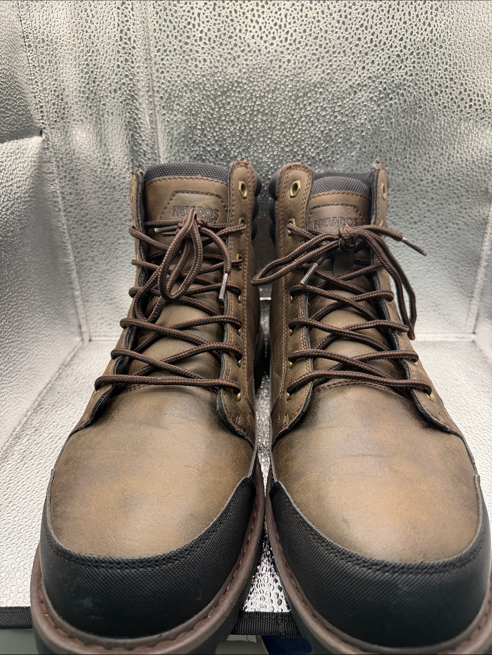 Nevados work Journeyman Classic Brown Men's Lace-Up Outdoor Boots